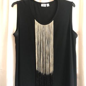 Cato Blouse with decorative fringe